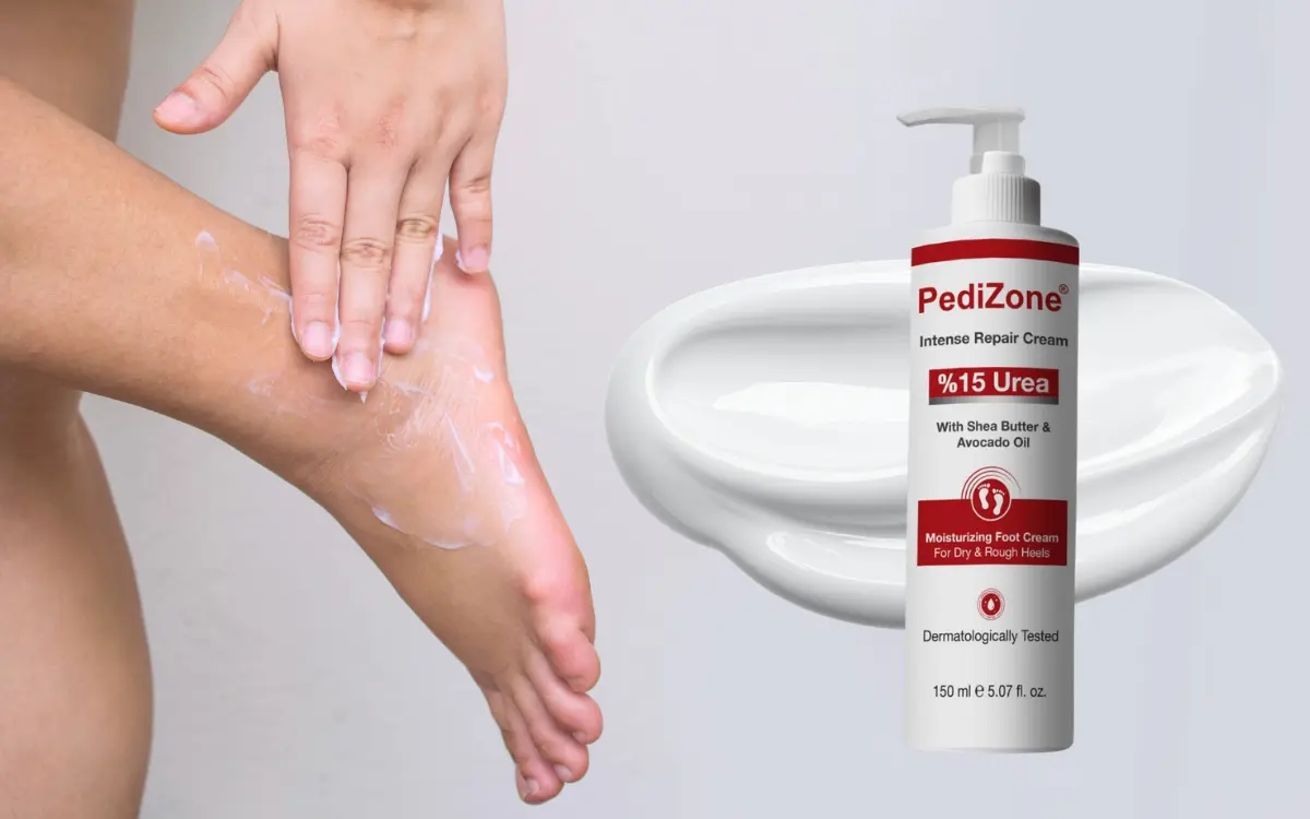 Anwendung von Fußpilz Creme